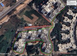 Navigation au sein d'un campus d'habitations denses