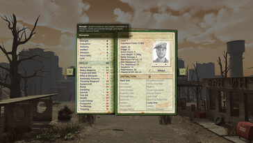 Une image représentant un personnage d’Atom RPG : jeu indépendant post-apocalyptique.