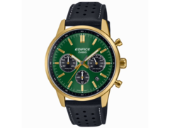 La Casio Edifice EFR-575CL-3A est dotée de trois cadrans secondaires. (Source de l&#039;image : Casio)