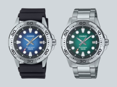 Casio a dévoilé les montres Marine Sports MTD-140. (Source de l&#039;image : Casio, édité)