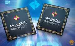 MediaTek a lancé deux nouveaux SoC mobiles : le Dimensity 8100 et le Dimensity 8000 (image via MediaTek)