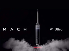 L'aspirateur MACH V1 Ultra d'Eufy peut nettoyer en continu des sols à 230°F (~110°C). (Image source : Eufy)
