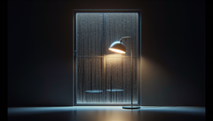 Une fenêtre intelligente et multifonctionnelle génère de l'électricité à partir des gouttes de pluie pour alimenter des appareils électriques (Image source : Dall-e / AI)