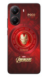 Le Xiaomi Poco X7 Pro dans la version Iron Man Edition Red (Image source : Xiaomi)