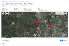 GPS Samsung Galaxy Tab A 8.0 : vue générale.