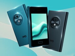 Le HMD Touch 4G est disponible en cyan et en bleu foncé. (Source de l&#039;image : HMD)