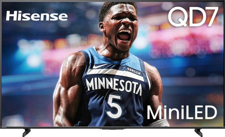Le mini téléviseur LED QD7QF de Hisense (Source : Hisense)