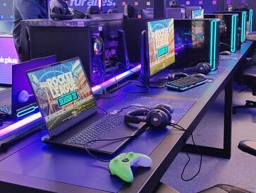 Zone de jeu dans l'Intel Experience Store (source d'image : Benjamin Herzig)