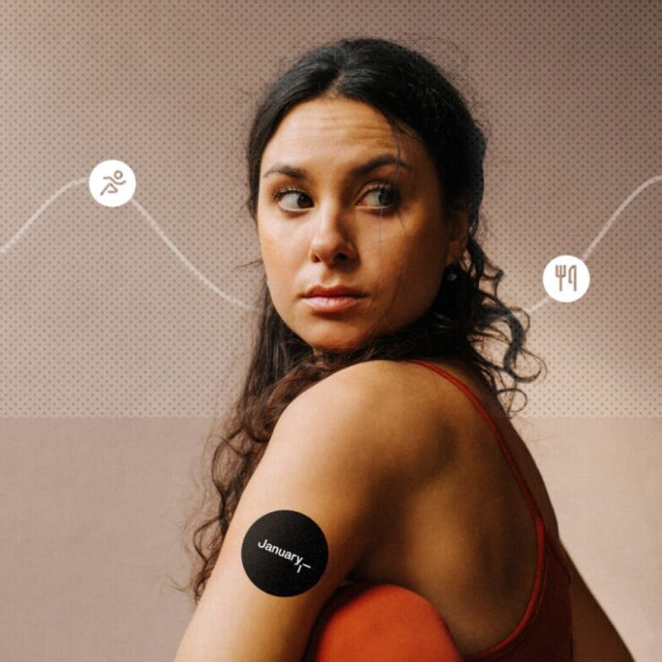 Le moniteur de glucose en continu January. (Source de l'image : January)