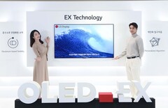 LG présente sa nouvelle technologie OLED EX. (Source : LG)