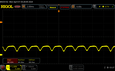 Scintillement PWM (40 % de luminosité)