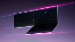 Acemagic dévoile l&#039;ordinateur portable Z1A à double écran au Computex 2024 (Image source : Acemagic [edited])