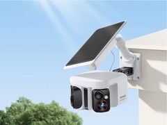 La Security X1 Pro de Baseus est une nouvelle caméra de sécurité à double trajectoire. (Source de l&#039;image : Baseus)