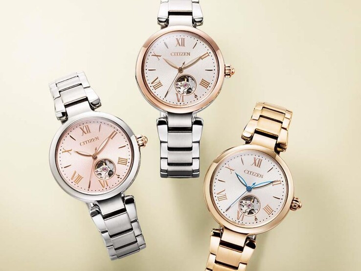 De gauche à droite : les montres Citizen PR1050-50W, PR1054-59A et PR1052-54A
