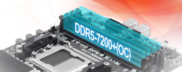 4 emplacements de RAM DDR5 jusqu’à 7,400 MHz