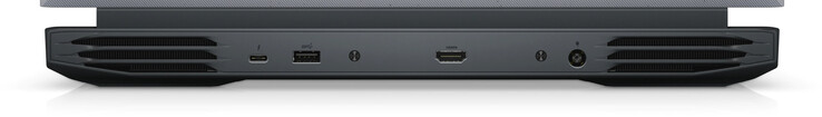 Arrière : USB 3.2 Gen 2 (Type C, DisplayPort), USB 3.2 Gen 1 (Type A), HDMI, électricité