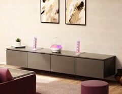 Les Harman Kardon Soundsticks 5 sont les premiers à être équipés du Wi-Fi et donc à prendre en charge Apple AirPlay. (Source de l'image : Harman Kardon)