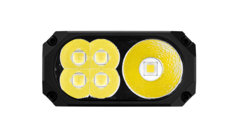 Configuration des LED en projecteur et en spot.