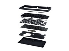 Clavier Razer barebones basé sur le BlackWidow V4 75. (Source de l'image : Razer)