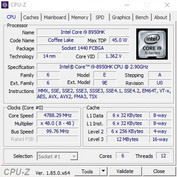 Asus ROG Chimera G703GI - CPU-Z.