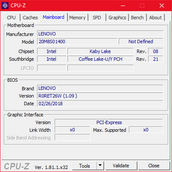 ThinkPad L380 Yoga - CPU-Z : carte-mère.