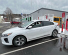 Hyundai Ioniq 5 au Supercharger (image : fiehlsport/YT)