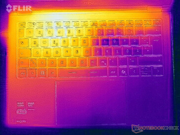 Test de résistance aux températures de surface (face supérieure)