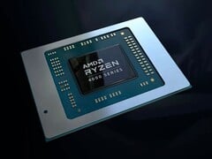 Le AMD Ryzen 7 4800U de 7 nm est aussi rapide que le Core i9-9880H de 14 nm et à la moitié du TDP, mais il y a un énorme retard (Source de l&#039;image : AMD)