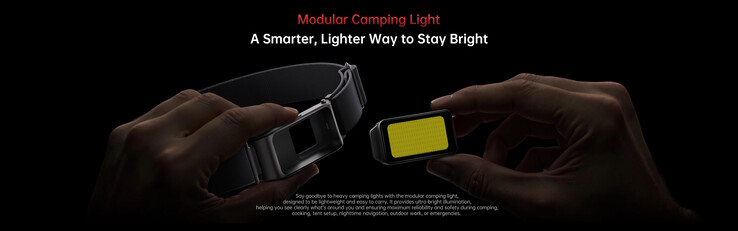 Un module LED est également disponible (Image source : Oukitel)