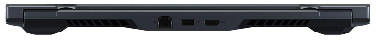 A l'arrière : Ethernet gigabit, USB A 3.2 Gen 2, HDMI 2.0b.