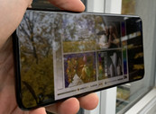 Utilisation du OnePlus 6T avec le capteur de luminosité ambiante activée.