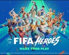 Illustration promotionnelle de FIFA Heroes avant son lancement le 22 juin 2026.