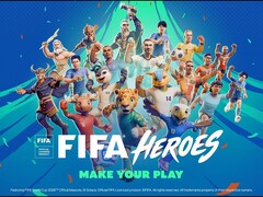 Illustration promotionnelle de FIFA Heroes avant son lancement le 22 juin 2026.