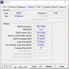 CPU-Z : Mémoire