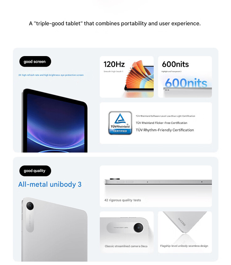 Autres points forts de la tablette