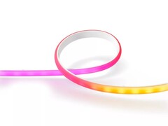 La bande lumineuse Philips Hue COB dont on parle pourrait être plus lumineuse que l&#039;ancienne bande lumineuse Hue Ambiance Gradient (photo). (Source de l&#039;image : Philips Hue)