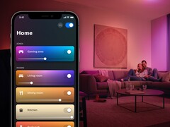 La version 5.8.0 de l&#039;application Philips Hue apporte des fonctionnalités pour les lampes et les interrupteurs. (Source de l&#039;image : Signify)