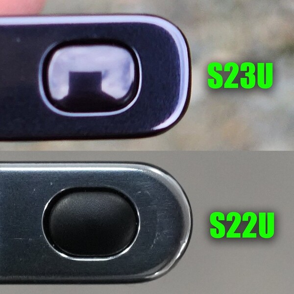 Galaxy S23 Ultra vs. S22 Ultra. (Image source:@sakitechonline &amp; @UniverseIce)