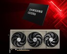 GPU Sapphire Radeon RX 9070 avec mémoire GDDR6 (Source de l'image : Sapphire, Samsung avec modifications)