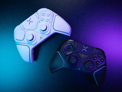 La manette Victrix Pro BFG Reloaded est présentée en noir et en blanc (Source : Turtle Beach PR)