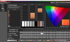 Samsung Notebook 9 Pen - ColorChecker après calibrage.