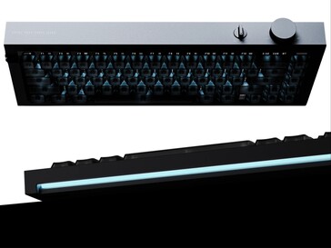 Lofree Hyzen vue de dessus et de dessous.