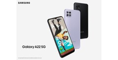 Le Galaxy A22 5G. (Source : Samsung)