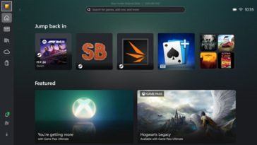 Mode plein écran Xbox