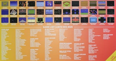 Un aperçu des 200 jeux inclus (Image source : Marc Zander, Notebookcheck)