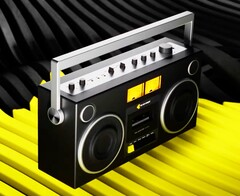 We Are Rewind fait revivre le classique boombox, avec son lecteur de cassettes. (Source de l'image : We Are Rewind)