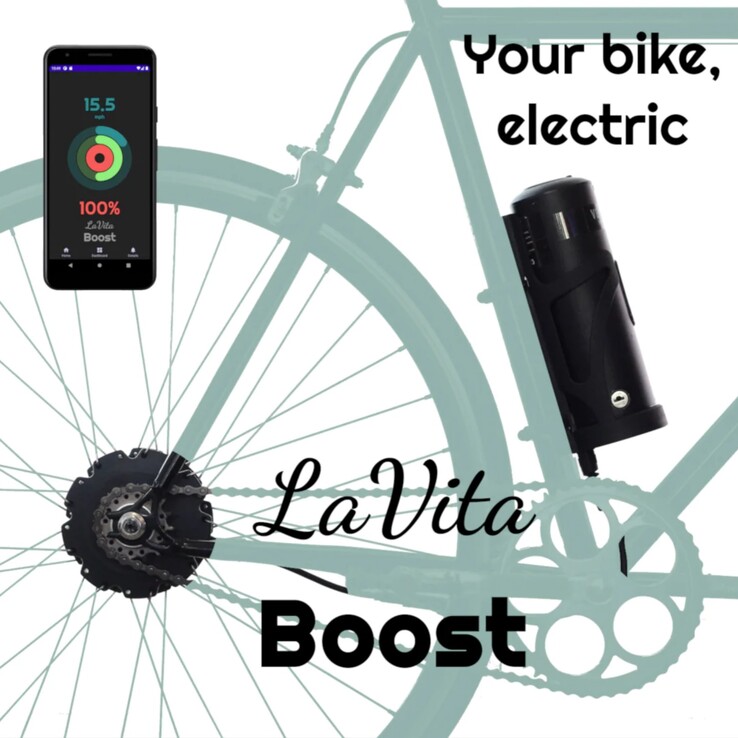 Le kit de conversion e-bike Boost. (Source de l'image : Boost by La Vita)