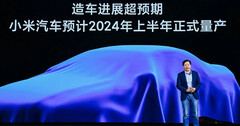 Lei Jun fait allusion au lancement d&#039;un véhicule Xiaomi de première génération. (Source : Xiaomi)