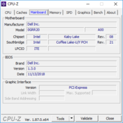 Dell Latitude 5420 Rugged - CPU-Z : carte-mère.