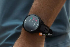 La Forerunner 165 dans l'une des trois couleurs de lancement annoncées. (Source de l'image : 91mobiles)